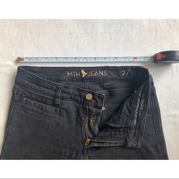 M.i.h Paris Jean - Mid Rise, Cropped Slim Leg - Picture 4 of 4